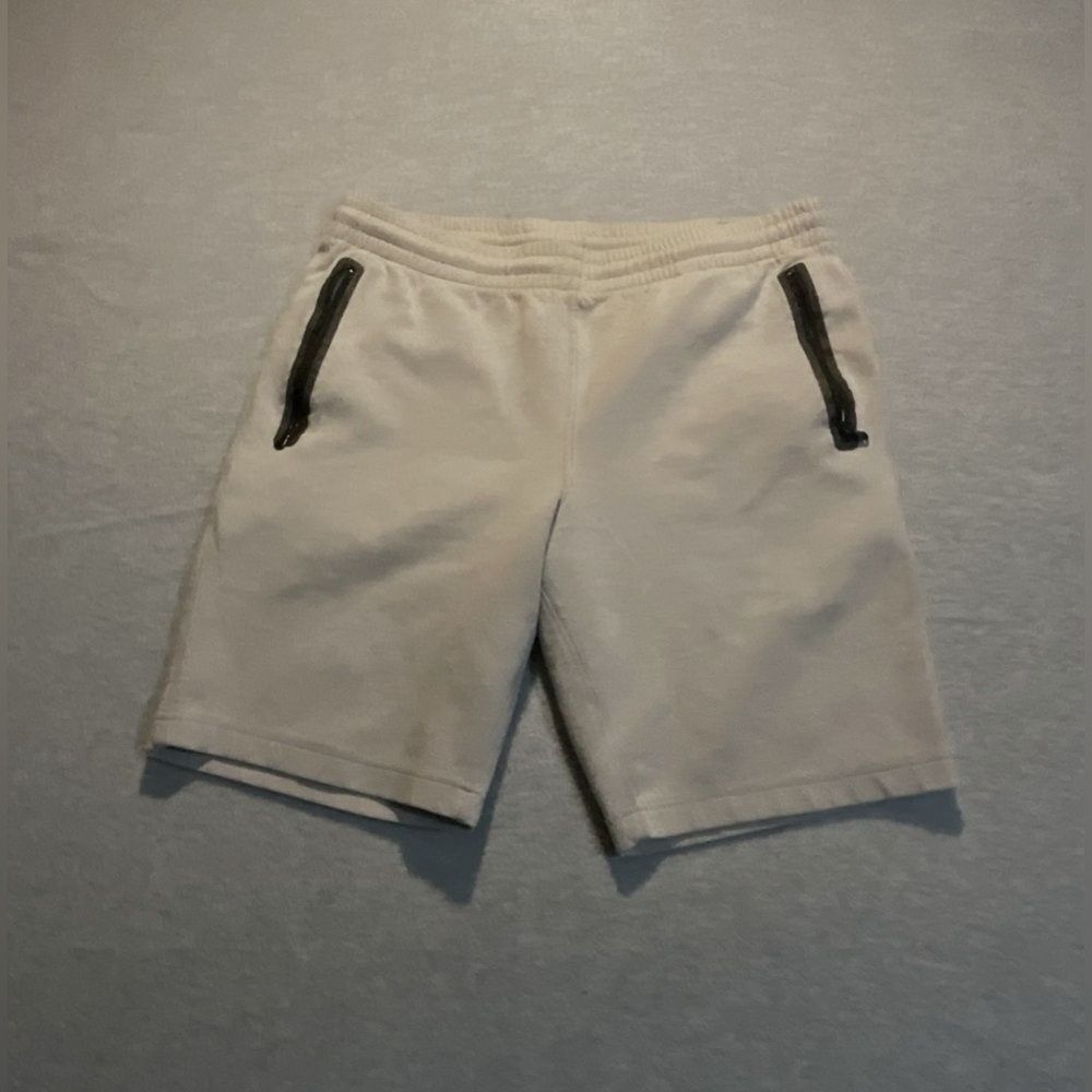 Old Navy Active Dynamic Fleece Shorts Gray Zipper Pockets Athleisure Small S